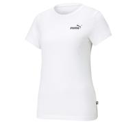 Puma Damen Essential Small Logo Tee weiß