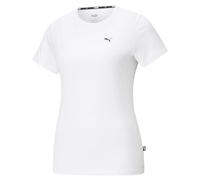 Puma Damen T-Shirt ESS Small Logo Tee, Puma White-cat, S, 586776