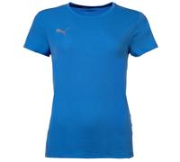 PUMA Damen T-Shirt - Finisher Tee, Funktionsshirt, dryCELL, Rundhals, Kurzarm, uni Blau XS