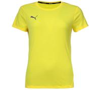 PUMA Damen T-Shirt - Finisher Tee, Funktionsshirt, dryCELL, Rundhals, Kurzarm, Uni Gelb M