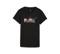 PUMA Graphic Stacked T-Shirt Damen 01 - PUMA black M
