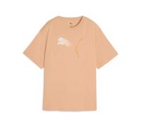Puma Unisex HER Graphic Relaxed Tee T-Shirts, Warm Beige,