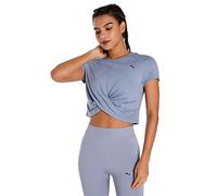 Puma Damen-T-Shirt, lockere Passform, Gefilterte Asche, 38