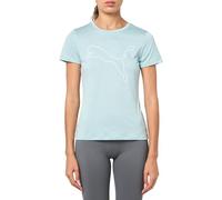Puma Damen-T-Shirt mit Train All Day Essential-Logo, Modern Mint Heather, X-Groß