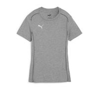 Puma Damen T-Shirt teamFINAL Casuals Tee 658546-33 L Medium Gray Heather-PUMA Silver