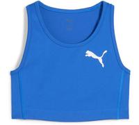 PUMA Damen T-Shirt W CROSS THE LINE CROP TOP 3.0 (526766) M Blau
