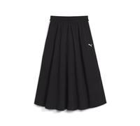 PUMA Damen T7 Gewebter Midirock M, Black