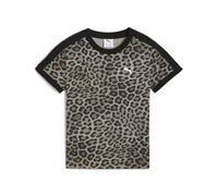 Puma T7 Leo Luxe Slim T-Shirt Damen | Mit Plain | Black | Größe: M Black