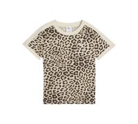 PUMA Damen T7 Leo Luxe Slim Tee, Alpine Snow-Ice Coffee All Over Print Ah25, Mittel