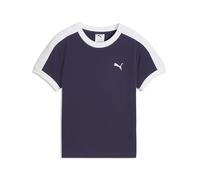 PUMA Damen T7 Slim T-Shirt M, Deep Plum Purple