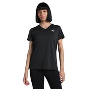 Puma Damen T-Shirt TAD Essential Vneck – PUMA Black – XS