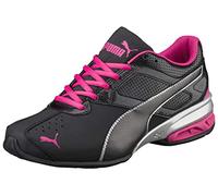 PUMA Damen Tazon 6 Cross-Trainer-Schuh, Schwarz Silber-Rote Beete Lila, 41 EU