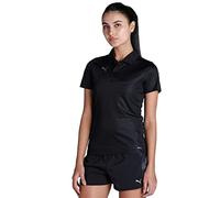 PUMA Damen Teamliga Sideline Polo W Shirt, Puma Black-puma White, XL EU