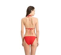 Puma Swim Side Tie Brief Bikinihose Damen red XL