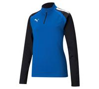 Puma Damen Trainingstop teamLIGA 1/4 Zip Top W 657253-02 S Electric Blue Lemonade-Puma Black