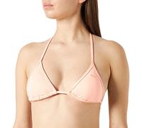 PUMA Damen Triangle Top Bikini, Peach, S EU