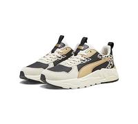 PUMA Damen Trinity Lite Animal Sneakers 36Sand Dune Black Alpine Snow Beige White