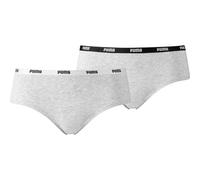 PUMA Damen Unterhose WOMEN HIPSTER 2P HANG (603022001) L GREY / GREY