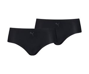 PUMA Damen Unterhose WOMEN SEAMLESS HIPSTER 2P HANG (100001011) XS BLACK