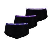 PUMA Damen Iconic Hipster / Mini Shorts / String - 3er 6er 9er Pack Mini Short Schwarz XL 9er Pack (3x 3-Pack)