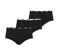 PUMA Damen Unterwäsche Unterhosen 3 Mini Shorts im Vorteilspack (Black, XS)