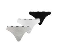 PUMA Damen String weiß / schwarz / graumeliert, Größe XL, 4624363 Weiß / Schwarz / Graumeliert XL