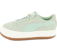 PUMA Damen Veloursleder Suede Mayu Sneaker, Frosty Green-Marshmallow-Gum, 40 EU
