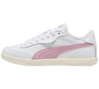 Sneaker PUMA "VIKKY STAR", Damen, Gr. 37, puma weiß, poised pink, puma gold, Leder, unifarben, Schuhe Sneaker, für sportlichen Look im Alltag, mit Leder-Obermaterial (65383552-37) puma weiß, poised pi