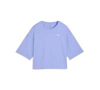 PUMA Damen Wardrobe ESS Kurzes Oversized-T-Shirt M, Intense Lavender Purple