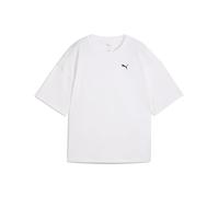 PUMA Damen Wardrobe ESS Oversized-T-Shirt L White