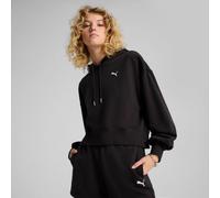 Puma Hoodie WARDROBE ESS – Kurzer Relaxed-Fit Damen, schwarz, Gr. M