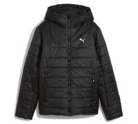 Puma Jacke ESS Hooded Padded Jacket Damen, gefüttert mit Kapuze, Schwarz XS
