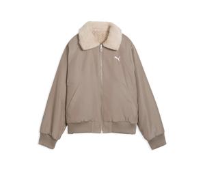 Puma Damen Winterjacke Reversible Blouson High Loft Lining Jacket 694566-81 M Mouse Gray
