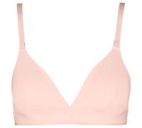 Bügelloser BH PUMA "PUMA WOMEN COTTON TRIANGLE BRALETTE", Damen, Gr. XL, N-Gr, light pink, Single Jersey, Obermaterial: 88% Baumwolle, 12% Elasthan, BHs, herausnehmbare gepolsterte Cups für anpassungs