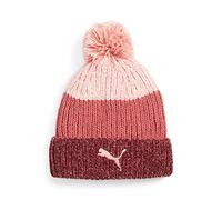 PUMA Damen Ws Pom Beanie, Peach Smoothie-Electric Blush-Dark Jaspis, Einheitsgröße
