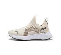 PUMA Damen Softride Enzo 5 Animal WNS Straßenlaufschuh, Alpine Snow Chocolate Brown PUMA White, 37.5 EU