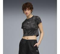 PUMA DARE TO Allover-Print Baby T-Shirt Damen, Kleidung, Schwarz, M Black