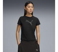 PUMA Dare To Half Zip Graphic T-Shirt Damen, Kleidung, Schwarz, M