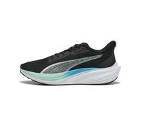 PUMA Unisex Darter Pro Straßen-Laufschuh, Black Silber Mint Melt Speed Blau, 42.5 EU
