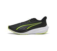 Puma Darter PRO, Unisex Straßen-Laufschuh, Puma Black-Yellow ALERT-Puma White,