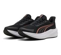 Laufschuh PUMA "DASHER LITE SLIPTECH", Damen, Gr. 38,5, puma schwarz, rose gold, puma weiß, Textil, Schuhe Laufschuh, mit leicht profilierter Gummilaufsohle, mit Schlupfeinstieg (47326853-38,5) puma s