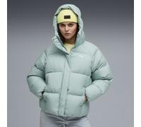 PUMA Daunen-Pufferjacke mit Kapuze Damen, Kleidung, Grün, XL Green