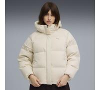 PUMA Daunen-Pufferjacke mit Kapuze Damen, Kleidung, Weiß, XL White