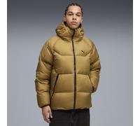 Daunenjacke PUMA "Daunen-Pufferjacke mit Kapuze Herren", Herren, Gr. L, braun (honey butter braun), Obermaterial: 100% Polyester; Futter: 100% Polyester; Füllung: 10% Federn, 90% Entendaunen; Kapuzenf