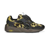Puma Disc Blaze Damen-Sneaker, Leopardenmuster, Gepardenmuster, Freizeitschuhe, Schwarz, Braun, Beige, 9.5, 39196001