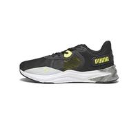 PUMA Disperse Xt 3 Hyperwave Straßenlaufschuh, Unisex, Aschgrau PUMA Schwarz Gelb Burst PUMA Weiß, 42.5 EU