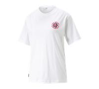 PUMA DOWNTOWN Relaxed Graphic T-Shirt Damen F02 XS weiss