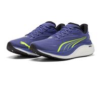 Trainingsschuh PUMA "Electrify NITRO™ 4 Laufschuhe Herren", Damen, Gr. 42, gelb (blau crystal gelb alert), Obermaterial: Textil, Synthetik; Futter: Textil; Innensohle: Textil; Laufsohle: Gummi, Synthe