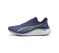 Trainingsschuh PUMA "Electrify NITRO™ 4 Laufschuhe Herren", Damen, Gr. 42, gelb (blau crystal gelb alert), Obermaterial: Textil, Synthetik; Futter: Textil; Innensohle: Textil; Laufsohle: Gummi, Synthe