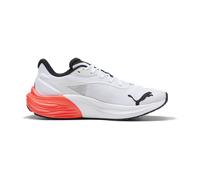 PUMA Herren Electrify Nitro 4 Straßen-Laufschuh, White-Glowing RED Black, 44 EU